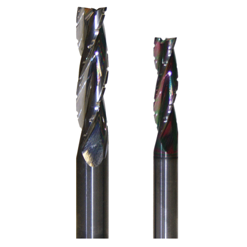 Schruppschlicht Fräser Z3 für PA, POM, PVC und PE