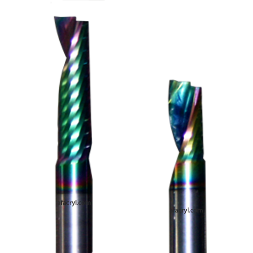 Einzahnfräser mit TA-C Beschichtung für PMMA u.a. Kunststoffe