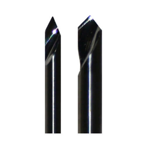 Outil de fraisage avec rainure de serrage en spirale.